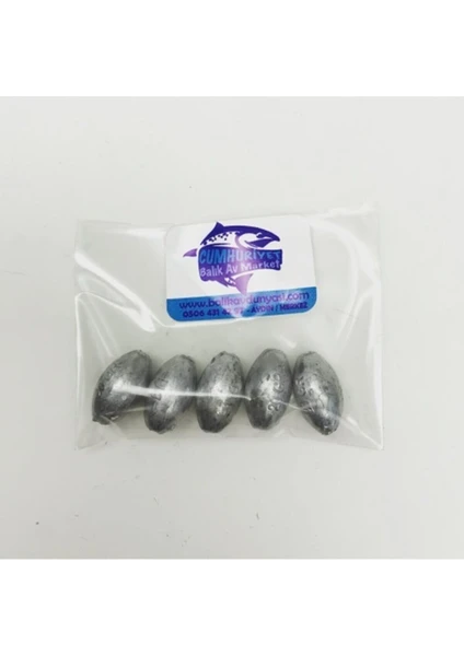 Fish Master 0.5 gr Delikli Gezer Kurşun