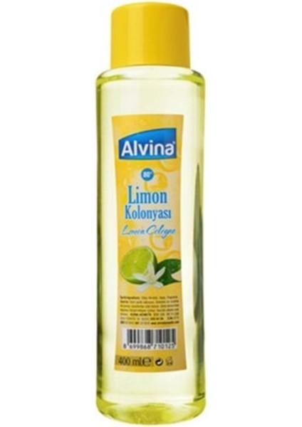 Alvina Kolonya Limon 400ML x 12 Adet