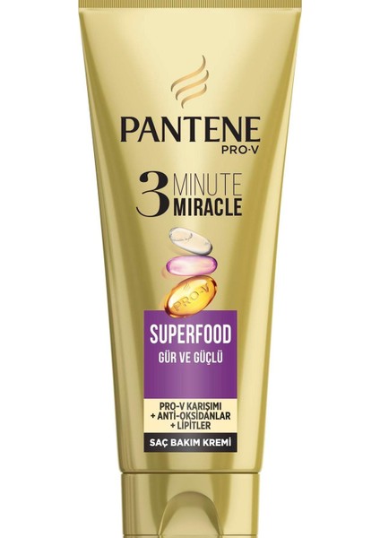 Pro-V 3 Dakikada Mucize Saç Bakım Kremi Superfood 200 ml