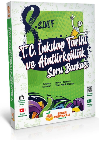 Şeker Portakalı Yayıncılık Şeker Portakalı 8.sınıf T.c. Inkılap Tarihi ve Atatürkçülük Soru Bankası