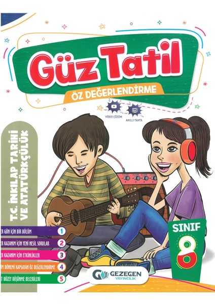 8.Sınıf T.C. Inkılap Tarihi ve Atatürkçülük Güz Tatil Kitabı