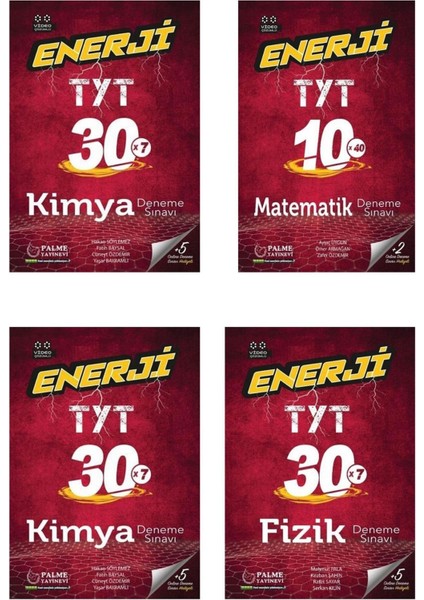 Enerji Serisi TYT 4'lü Sayısal Deneme Seti