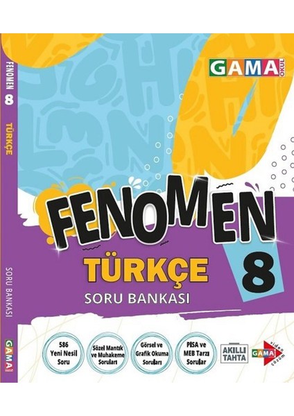Fenomen 8. Sınıf Türkçe Soru Bankası
