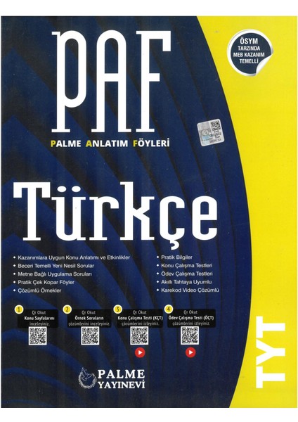 TYT Türkçe Palme Anlatımlı Föyleri