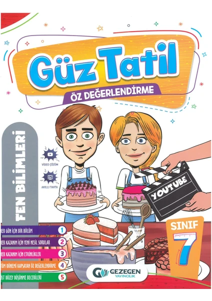 Gezegen Yayıncılık 7.Sınıf Fen Bilimleri Güz Tatil Kitabı