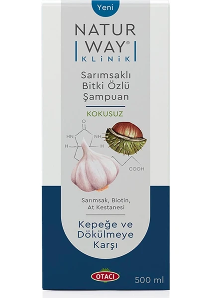 Naturway Kepek ve Dökülme  Sarımsaklı Şampuan 500 ml