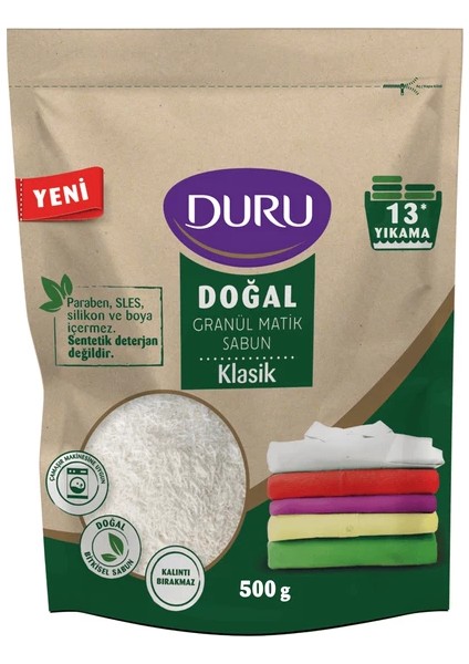 Granül Matik Toz Deterjan Sabun 500 gr