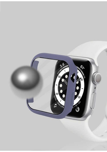 Apple Watch Uyumlu 7 Cam Ekran Koruyucu Çerçeveli Kenar Full Koruma Gard 01 41mm fırsatları