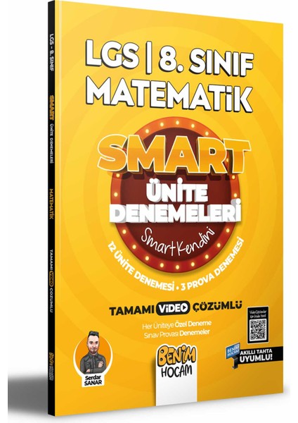 Benim Hocam Yayınları LGS 8. Sınıf Smart Matematik Deneme Sınavları