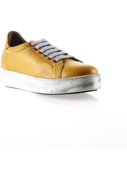 Sarı Deri Kadın Spor Ayakkabı fiyatları