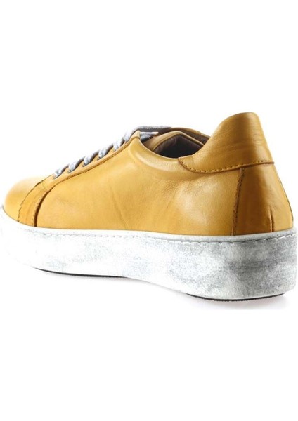 Sarı Deri Kadın Spor Ayakkabı fırsatları