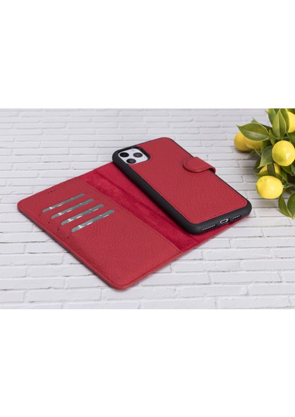 Mw Deri Telefon Kılıfı iPhone 11 Pro Max Erc2 Kırmızı fiyatları