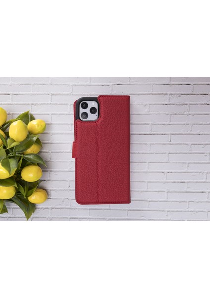 Mw Deri Telefon Kılıfı iPhone 11 Pro Max Erc2 Kırmızı indirimleri