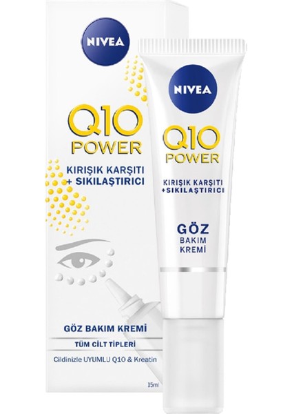 Q10 Kırışık Karşıtı Göz Bakım Kremi 15 ml