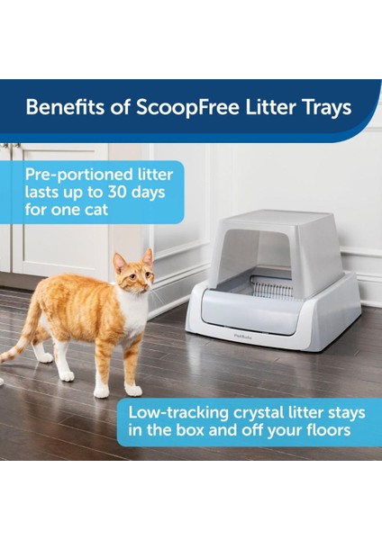 Pet Safe Petsafe Scoopfree Yeni Nesil Otomatik Kapaklı Kedi Tuvaleti PAL19-17125