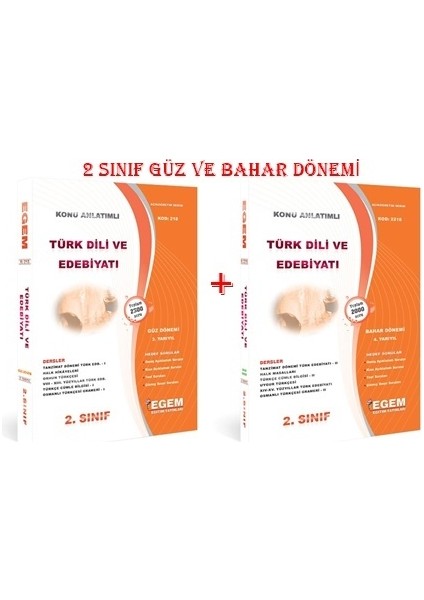 AÖF Türk Dili ve Edebiyatı 2. Sınıf Güz ve Bahar Dönemi Konu Anlatımlı Soru Bankası
