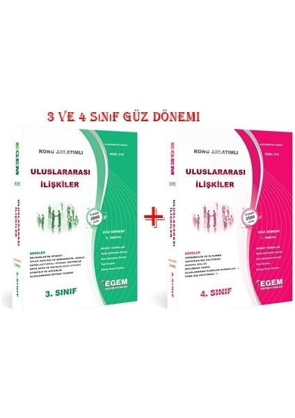 AÖF Uluslararası İlişkiler 3 ve4. Sınıf 5 ve 7 Dönem Konu Anlatımlı Soru Bankası