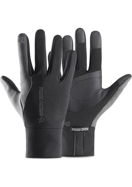 1 Çift Su Geçirmez Taşınabilir Dokunmatik Ekran Eldiven (Yurt Dışından)