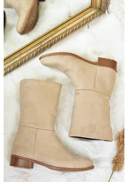 Ten Süet Düz Taban Günlük Kadın Bot L726597702 fırsatları