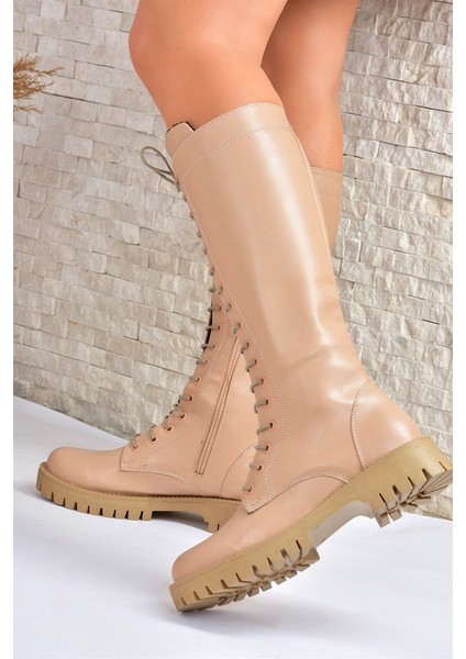 Ten Bağcıklı Günlük Kadın Çizme L430194009 fiyatları