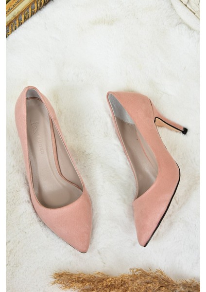 Pudra Süet Kadın Ince Topuklu Stiletto L253970002 indirimleri