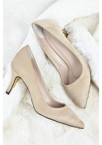 Ten Süet Kadın Ince Topuklu Stiletto L253970002 fırsatları