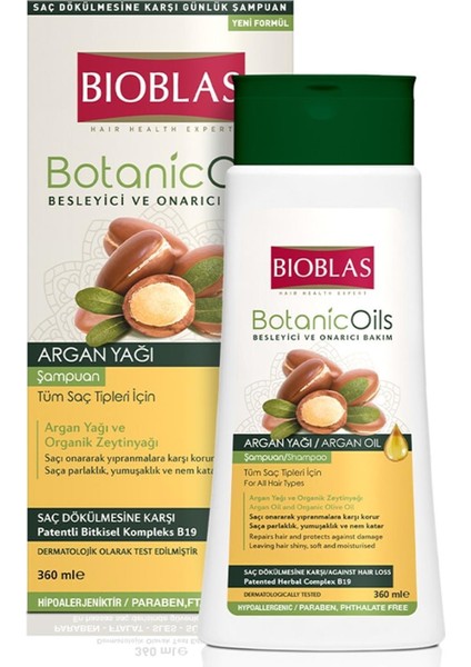 Oils Argan Yağlı Şampuan 360 ml