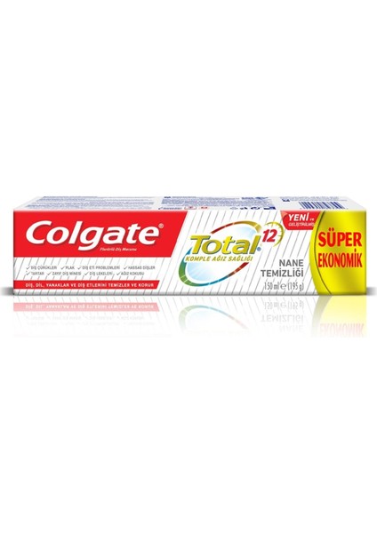 Total Nane Temizliği Diş Macunu 150 ml