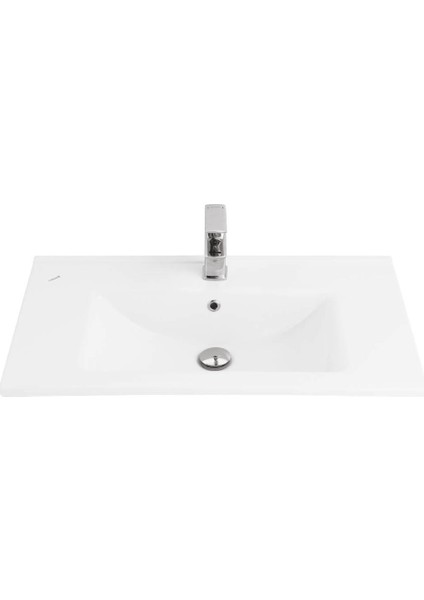 Su 45x80 cm Dolap Mobilya Uyumlu Lavabo Etajerli SU080