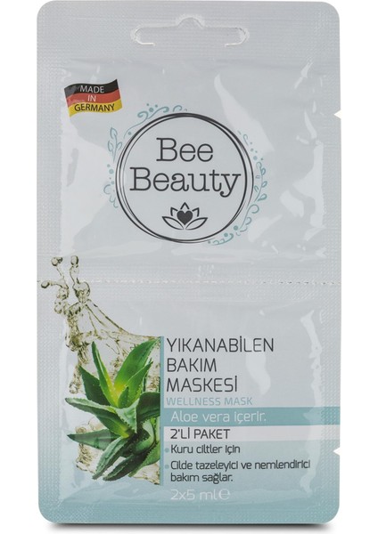 Yıkanabilen Bakım Maskesi Aloe Vera 2 x 5 ml