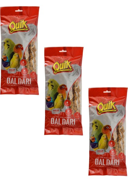 Tüm Kuşlar Için Doğal Dal Darı 5'li 120 gr x 3