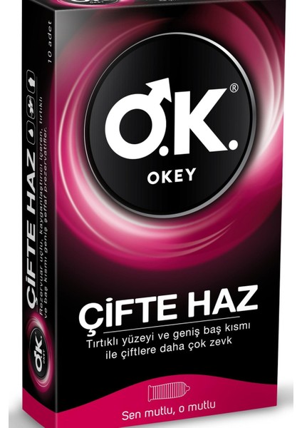 Çifte Haz Prezervatif 10'lu