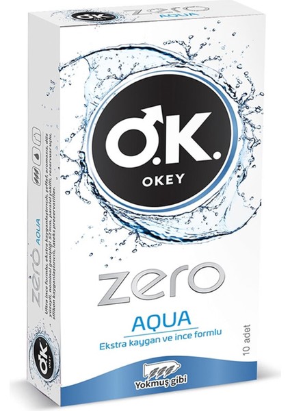 Zero Aqua Prezervatif 10'lu