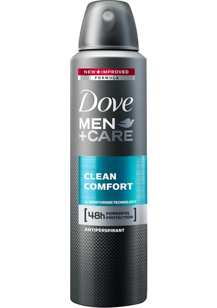 Men Erkek Deodorant Sprey Clean Comfort 150 ml