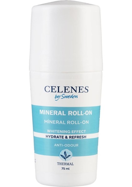 Celenes Thermal Mineral Beyazlatıcı Unisex Deodorant Roll-On 75 ml