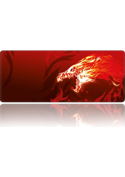 Xrades Red Dragon 90X40 cm Xxl Gaming Oyuncu Mousepad Mouse Pad