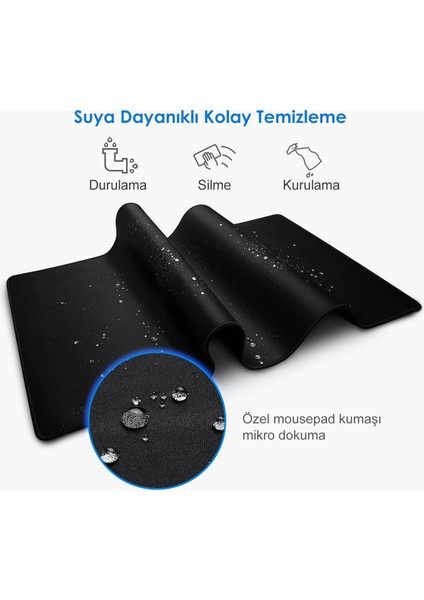 Xrades Siyah 90X40 cm Xxl Gamings Oyuncu Mousepad