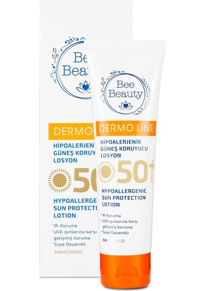 Hipoalerjenik Güneş Koruyucu Losyonu 50+Spf 100 ml