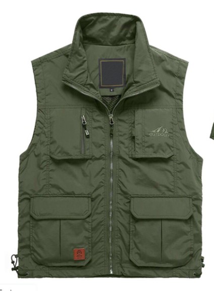 Nefes Alan Hızlı Kuruyan Çok Cepli Outdoor Yelek