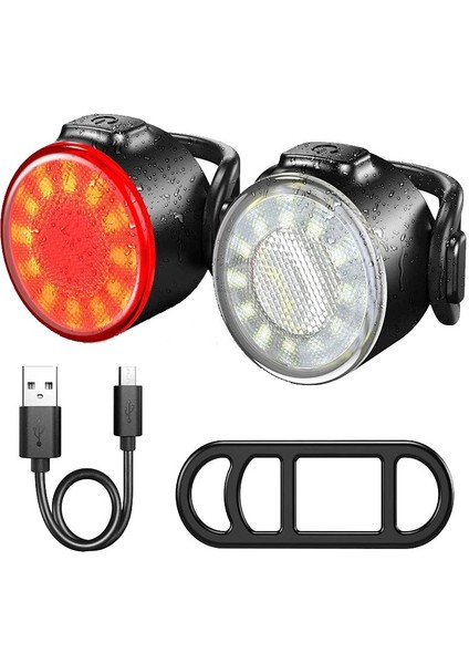 260MAH Bisiklet Arka Işık USB Ücretli Mini LED Bisiklet Kuyruk Işık Ipx6 Su Geçırmez Güvenlik Uyarı Bisiklet Kask Sırt Çantası Işıkları (Yurt Dışından)