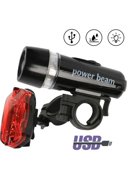 5 LED Bisiklet Işık Mtb Yol Bisiklet Far Kelebek Arka Arka Arka Lamba Bisiklet Güvenlik Uyarı Işığı Bisiklet Lambası El Feneri (Yurt Dışından)