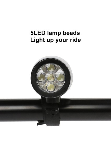 5 LED Bisiklet Işık Mtb Yol Bisiklet Far Kelebek Arka Arka Arka Lamba Bisiklet Güvenlik Uyarı Işığı Bisiklet Lambası El Feneri (Yurt Dışından)