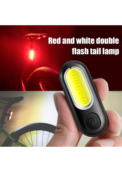 5 Mod Bisiklet Kuyruk Lambası Cob LED Bisiklet Lambası USB Şarj Edilebilir Mtb Arka Lamba Bisiklet Arka Lambası Bisiklet Güvenlik Kaskı Uyarı Işığı (Yurt Dışından)