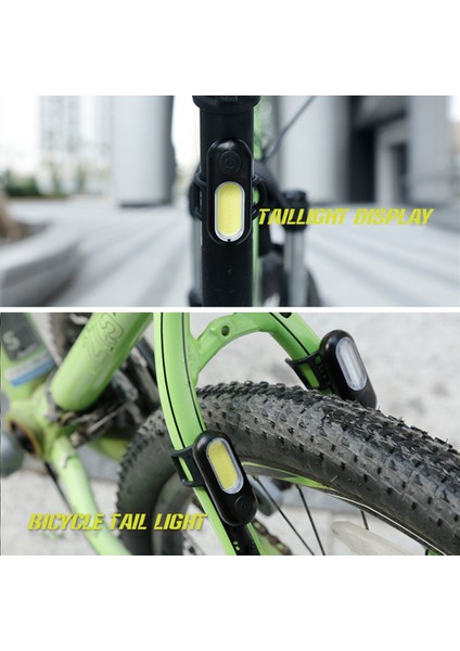5 Mod Bisiklet Kuyruk Lambası Cob LED Bisiklet Lambası USB Şarj Edilebilir Mtb Arka Lamba Bisiklet Arka Lambası Bisiklet Güvenlik Kaskı Uyarı Işığı (Yurt Dışından)