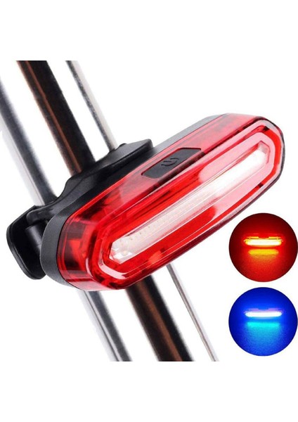 Bisiklet Arka Işık Dağ Bisikleti Kuyruk Işığı USB Şarj Edilebilir Bisiklet LED Kuyruk Işığı Su Geçırmez Mtb Yol Sürme Bisiklet Arka Lambası (Yurt Dışından)