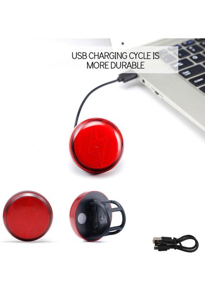 Bisiklet Işık USB Şarj Edilebilir Arka Kuyruk Işık Kask Çalışan Işık Omuz Işık Açık Mtb Bisiklet Uyarı Lambası Aksesuarları (Yurt Dışından) fiyatları
