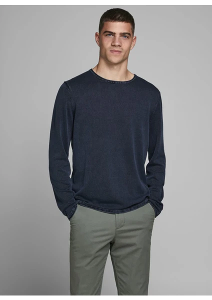 Jack & Jones 12174001 Leo Knit Crew Neck Kazak