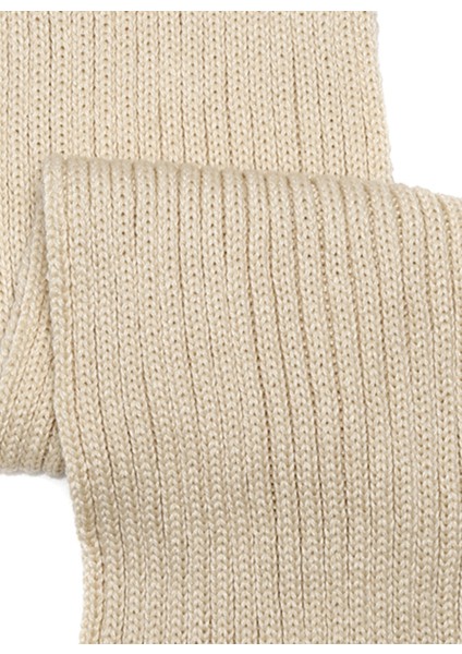 Örgü Desenli Bej Erkek Çocuk Atkı fiyatları