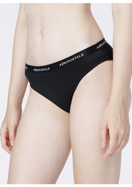 Siyah Kadın Bikini Alt modelleri