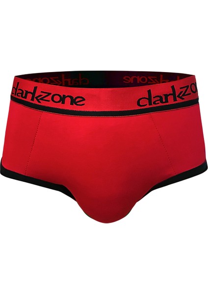 Düz Kırmızı Erkek Hipster Slip